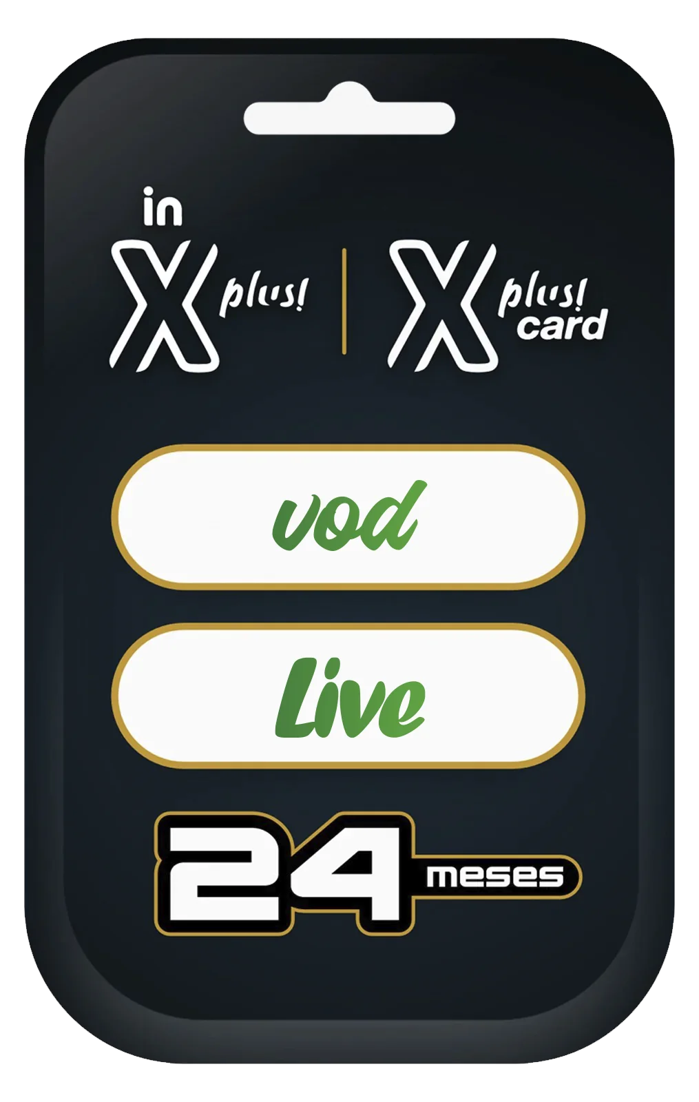 Código de Ativação Xplus Card (Xplus Live + Xplus Vod) 24 Meses